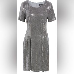 🌟✨CAxLZ by Connected Apparel Kym Sequin Fit & Flare Cocktail Dress ✨🌟